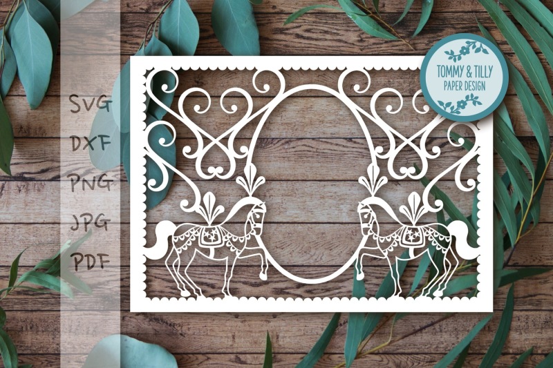 horse-photo-frame-a4-cutting-file-svg-dxf-png-pdf-jpg