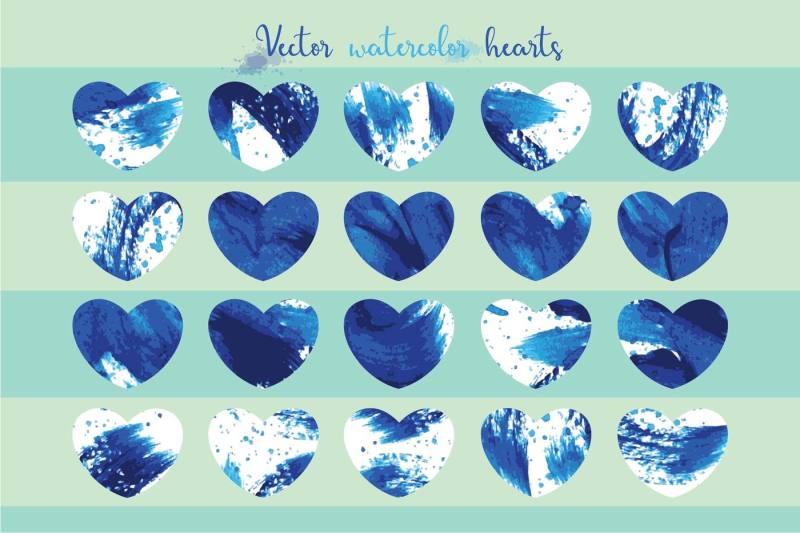 set-of-20-watercolor-hearts