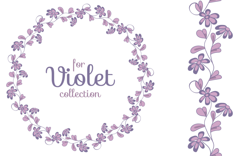 violet-pre-made-wreaths-and-seamless-brushes