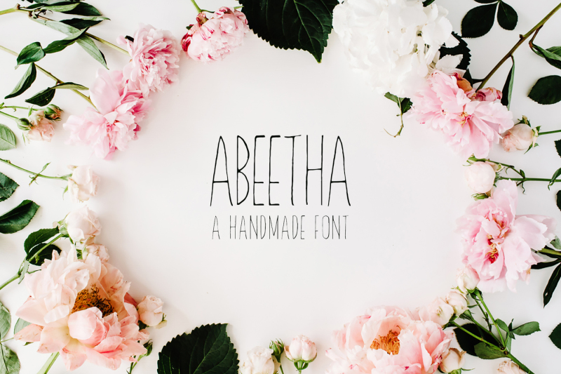 abeetha-handmade-font