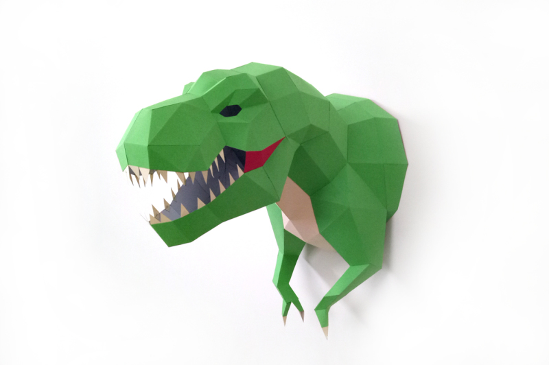 diy-t-rex-trophy-3d-papercraft