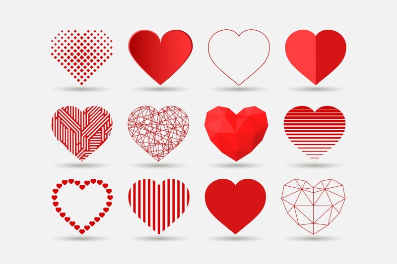 heart-icons-set-in-different-styles