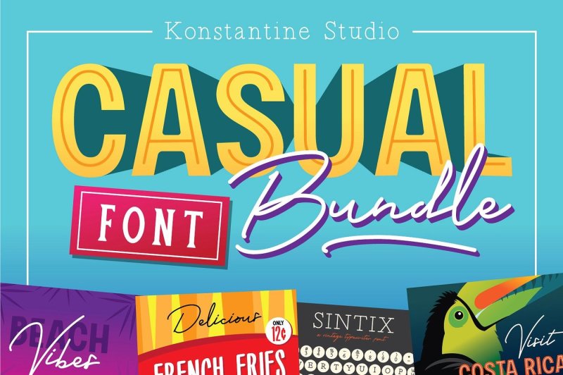 6in1-casual-font-bundles