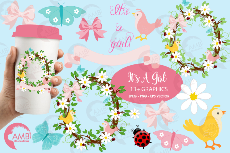 it-s-a-girl-shower-clipart-graphics-illustrations-amb-1099