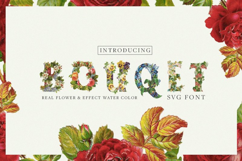 bouqet-flower-and-water-color