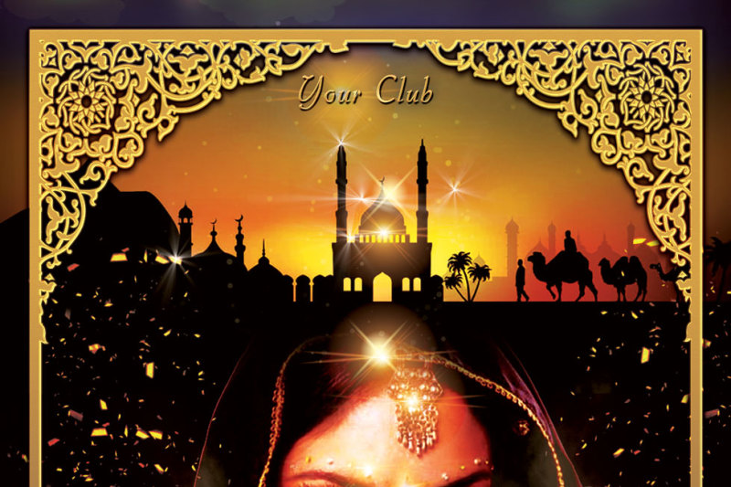 arabic-night-party-flyer