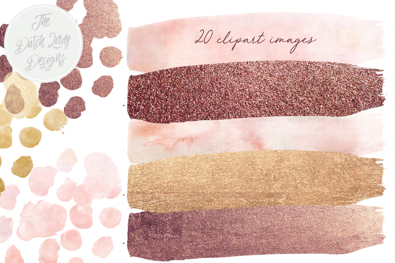 watercolor-and-glitter-paint-clipart-in-rose-gold