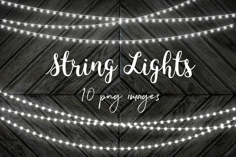 white-string-lights-clip-art