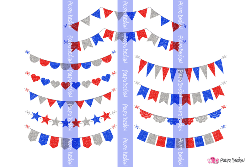 red-white-and-blue-glitter-bunting