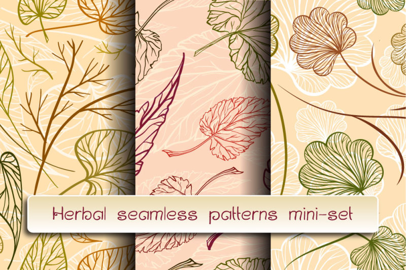 herbal-seamless-patterns-mini-set