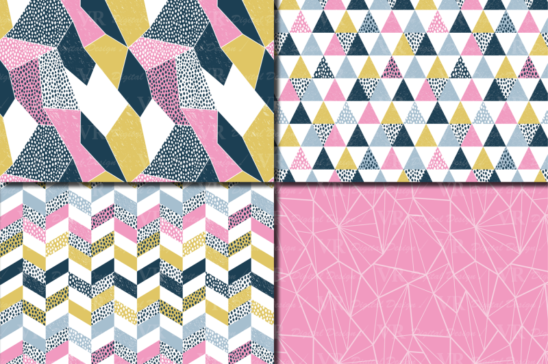 seamless-modern-geometric-digital-paper-patterns-pink-blue-gold