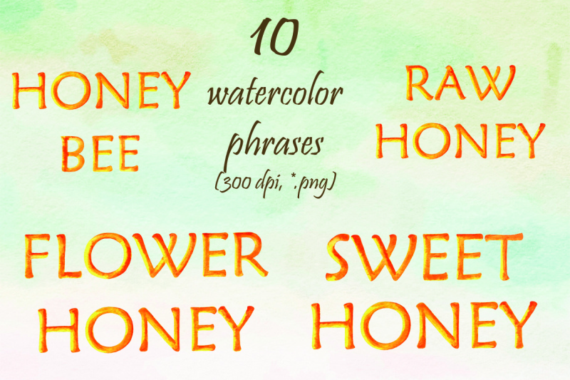 honey-bee-watercolor-set