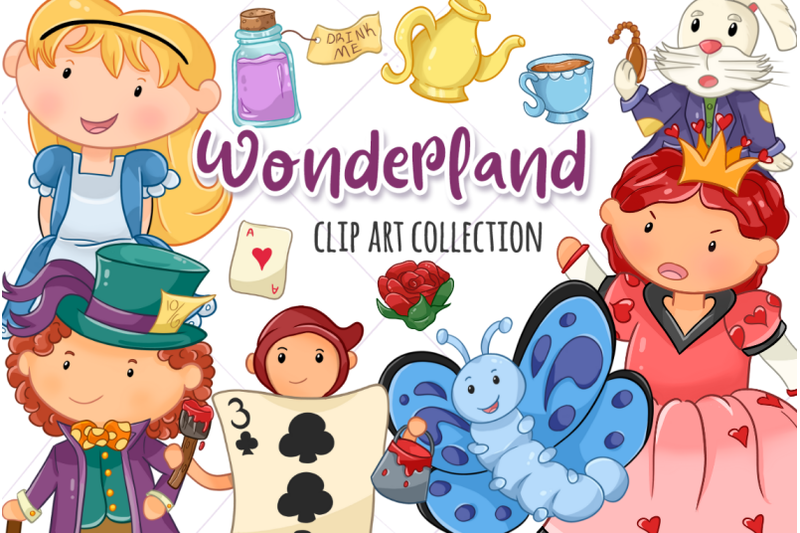wonderland-clip-art-collection