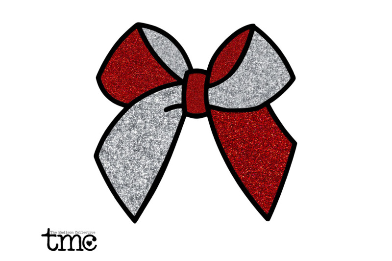 Cheer Bow SVG By Ruby Road Digital | TheHungryJPEG.com