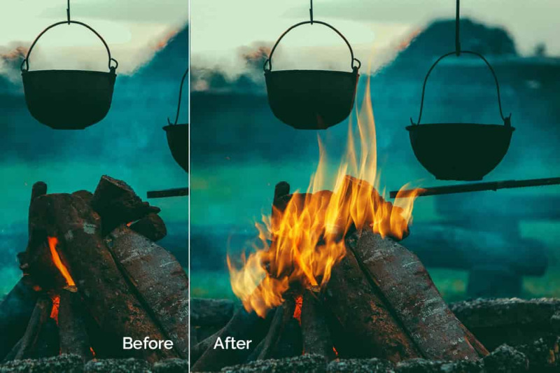 15-bonfire-photo-overlays
