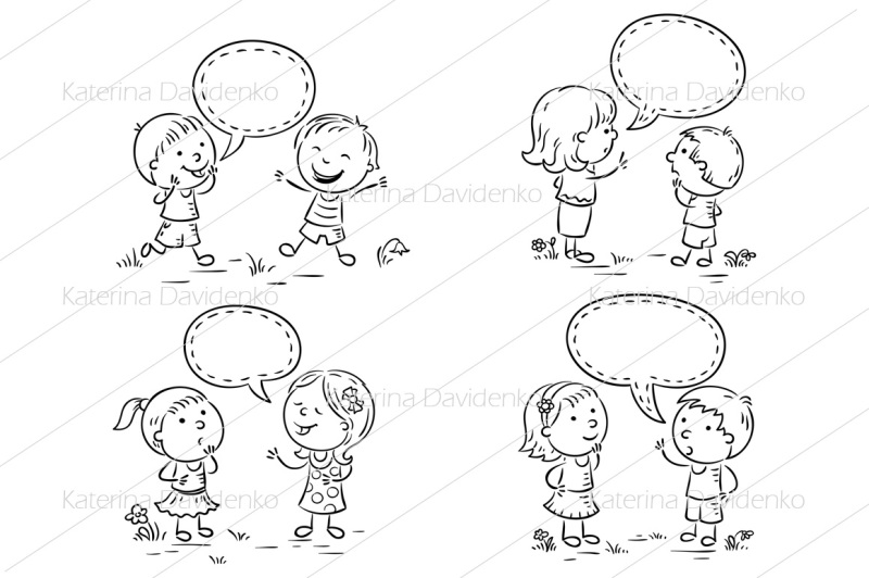 kids-talking-and-showing-different-emotions