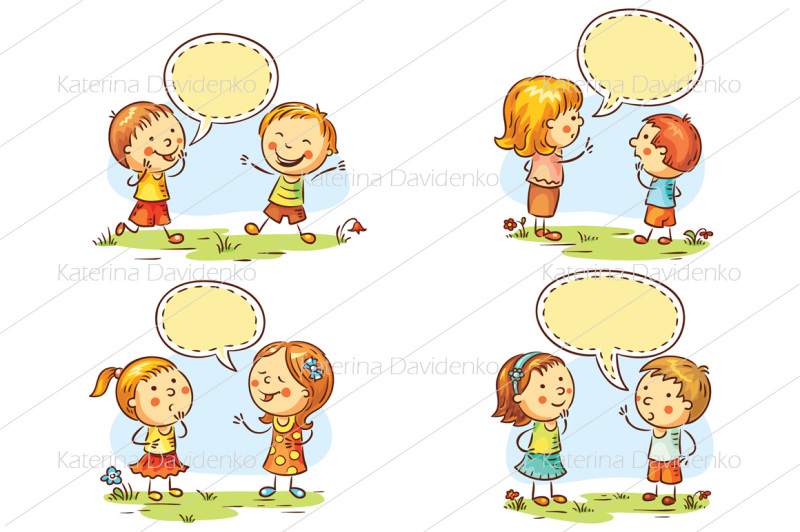 kids-talking-and-showing-different-emotions