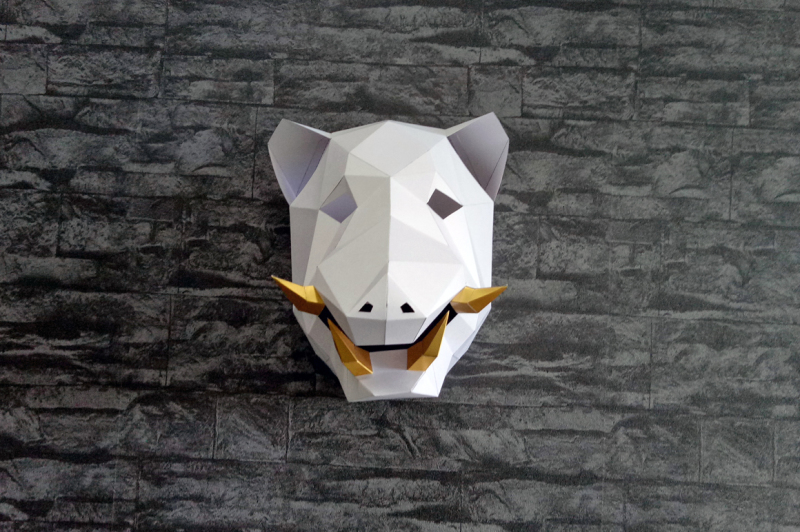 diy-boar-head-trophy-3d-papercraft