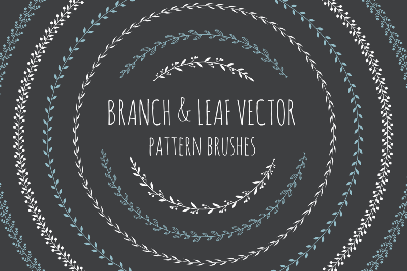 branch-and-leaf-illustrator-brushes