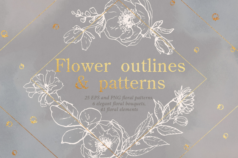 flower-outlines-and-patterns