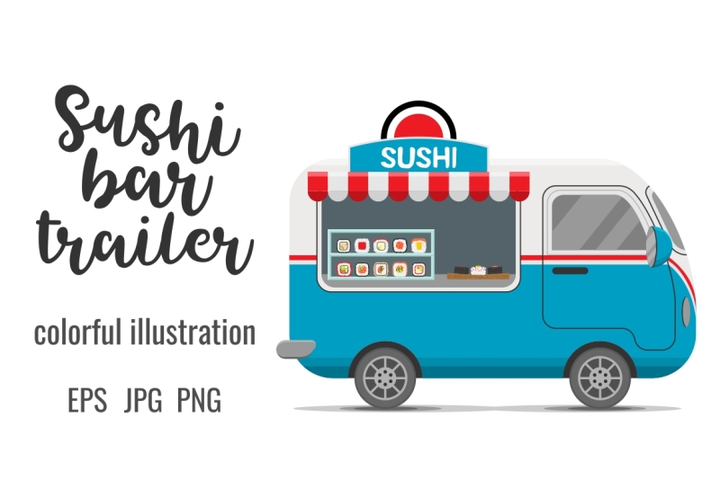 japanese-sushi-rolls-street-food-caravan-trailer