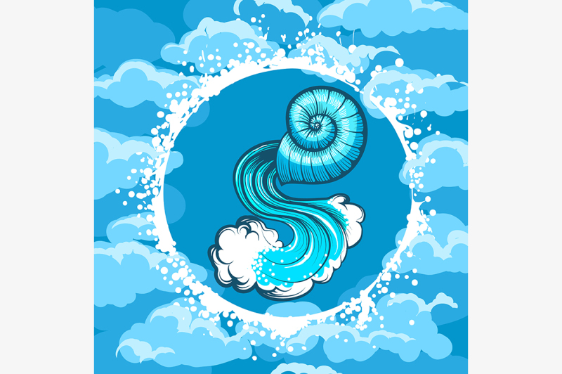 zodiac-sign-of-aquarius-in-air-circle