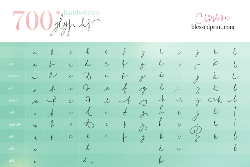 charlotte-script-with-120-ligatures