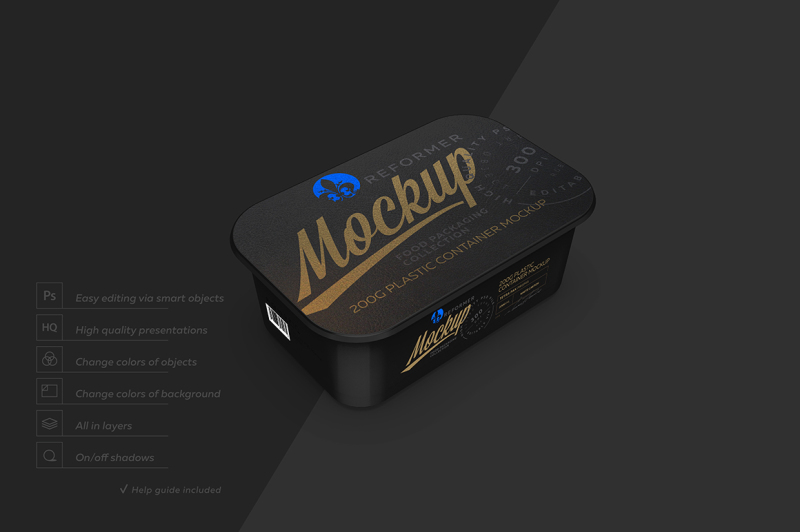 Download Download 200G PLASTIC CONTAINER MOCKUP - THREE-QUARTER VIEW PSD Mockup - Crewneck Mockup | Free ...