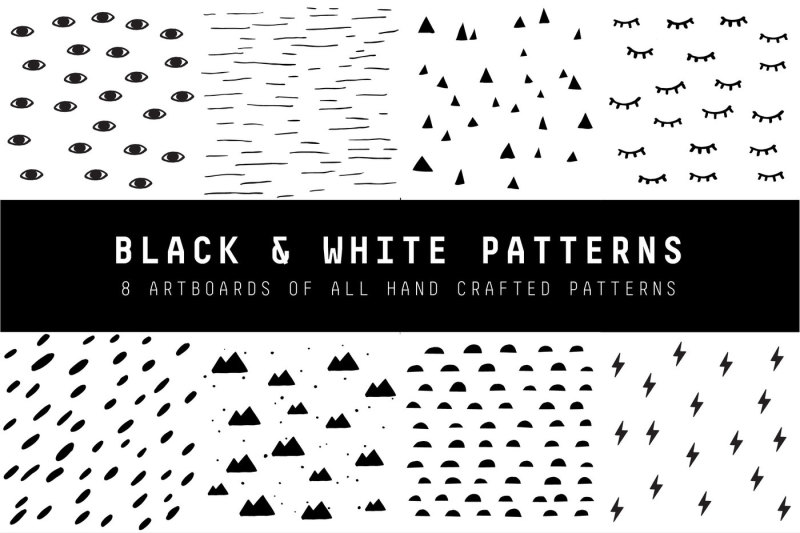 black-and-white-patterns