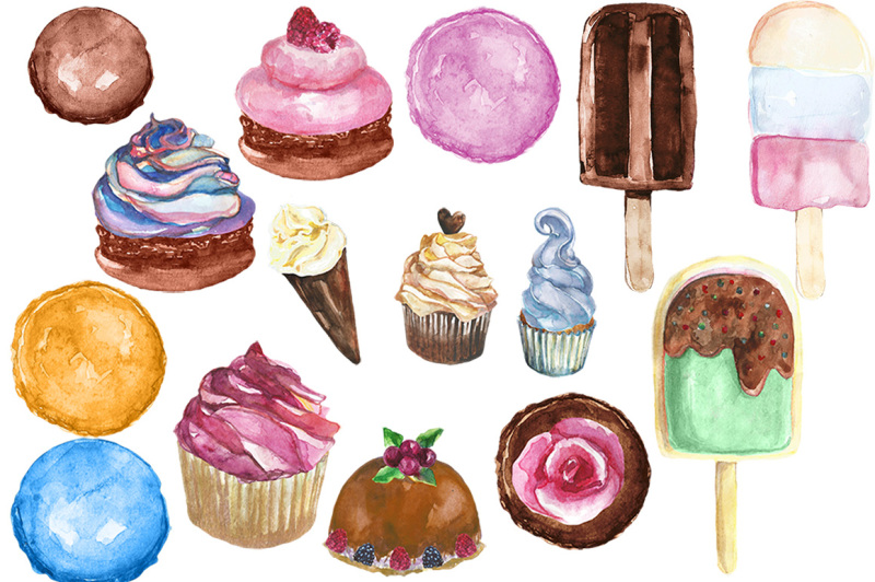 watercolor-sweets-clip-art