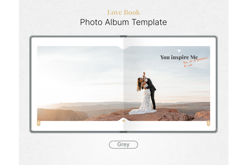 grey-photo-album-template