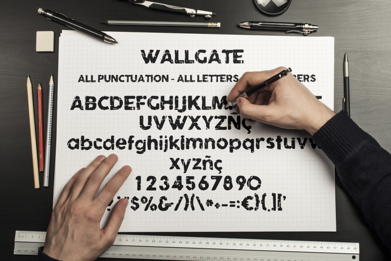 wallgate-typography