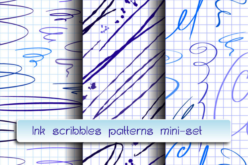 ink-scribbles-seamless-patterns-mini-set