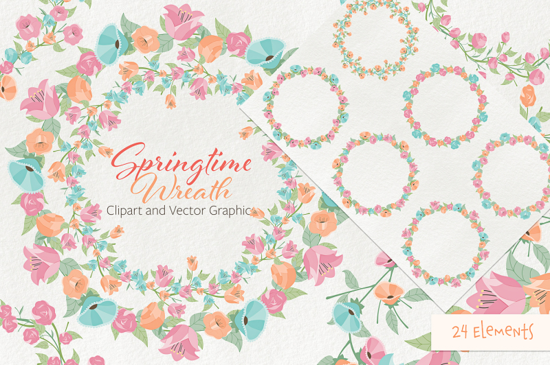 springtime-01-wreath-flower-clipart-and-vectors