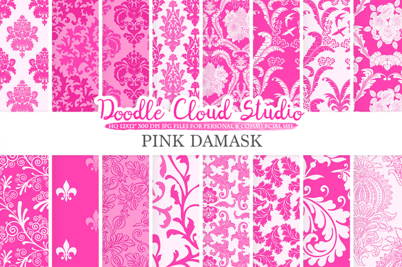 pink-damask-digital-paper-swirls-patterns