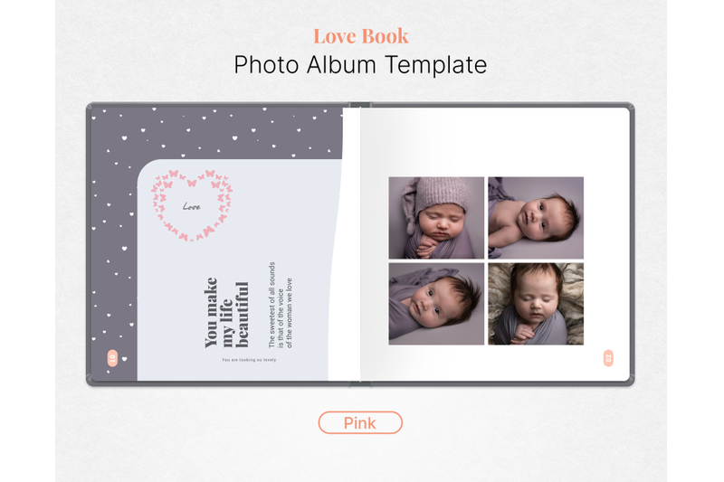 pink-photo-album-template