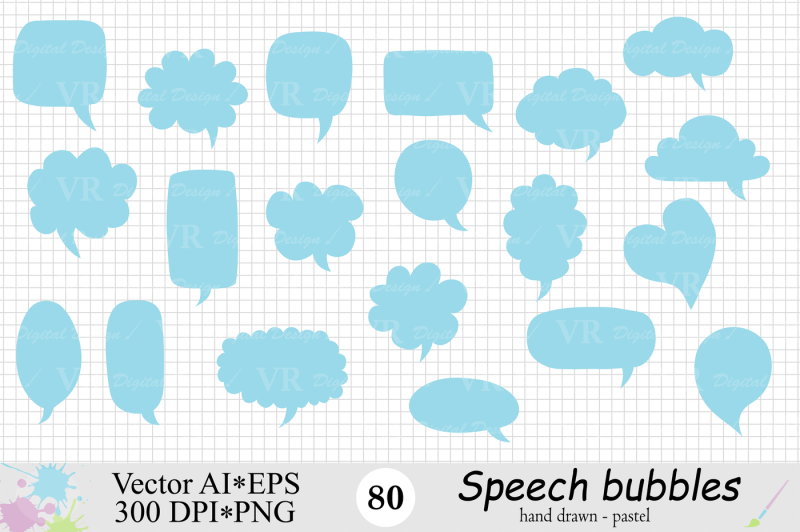 speech-bubbles-clipart-chat-bubbles-pastel-text-bubbles-vector