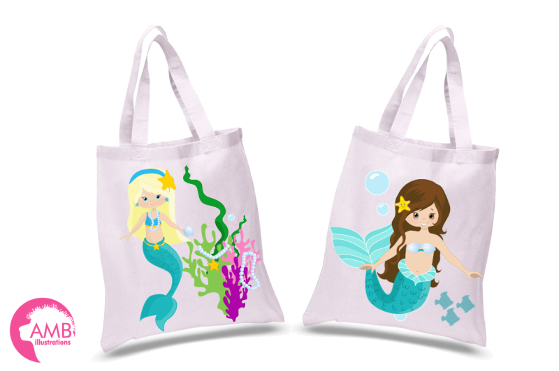 mermaid-mini-bundle-clipart-graphics-illustrations-amb-205