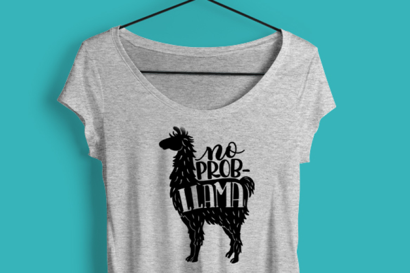 no-prob-llama-llama-lover-hand-drawn-lettered-cut-file