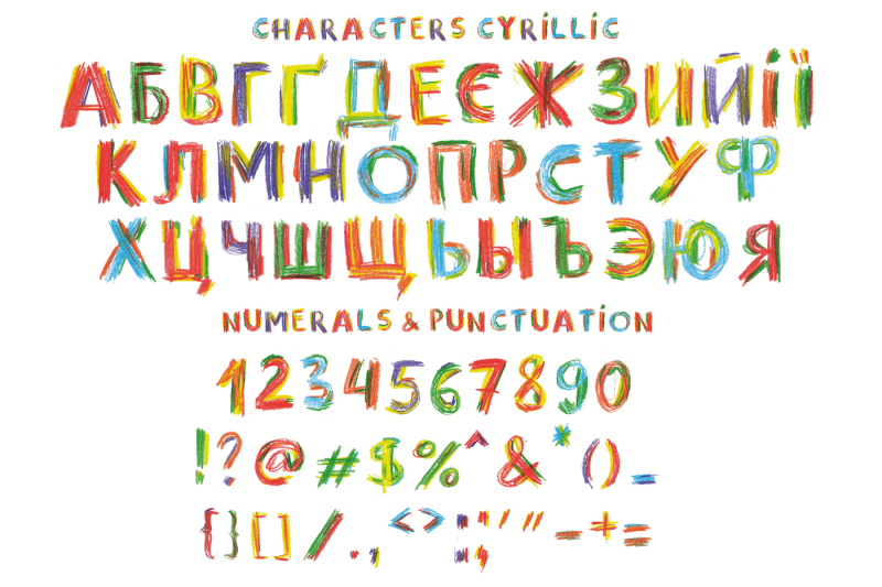 happy-pencil-bitmap-color-font