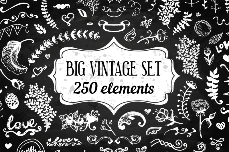 250-elements-big-vintage-set