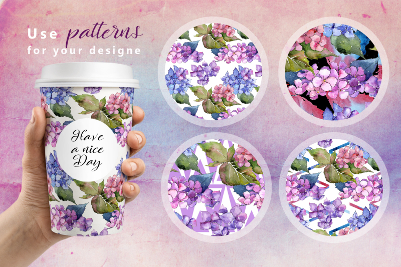 hydrangea-png-watercolor-flower-set