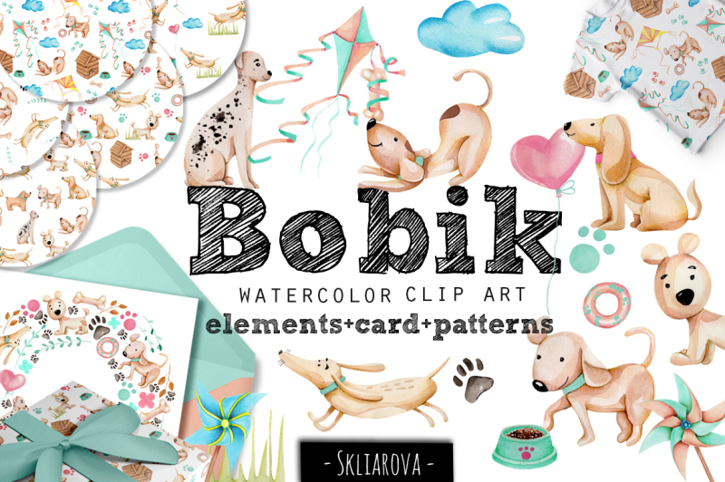bobik-funny-doggies-clip-art