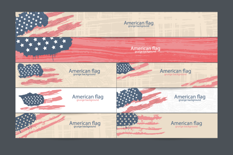usa-horizontal-banners-american-flag-usa-backgrounds