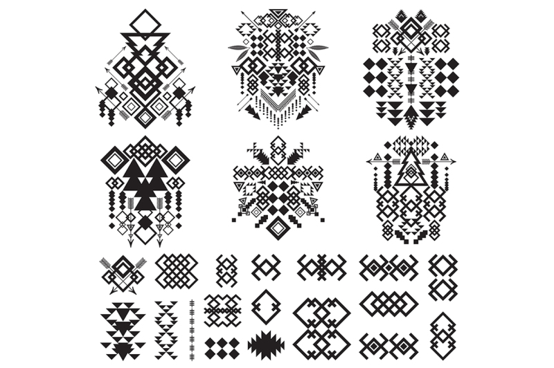 55-tribal-design-elements-collection