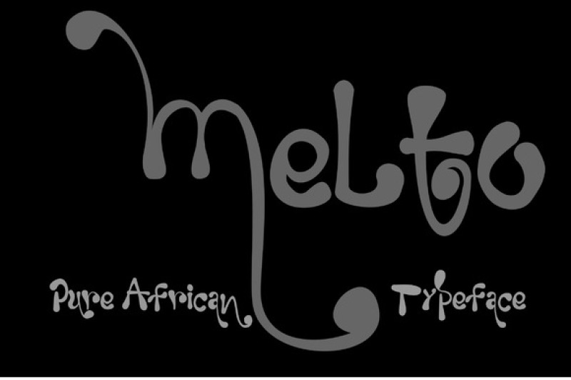 melto-a-water-drop-typeface