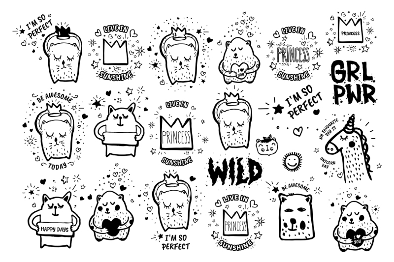 106-vector-doodles-seamless-patterns-free