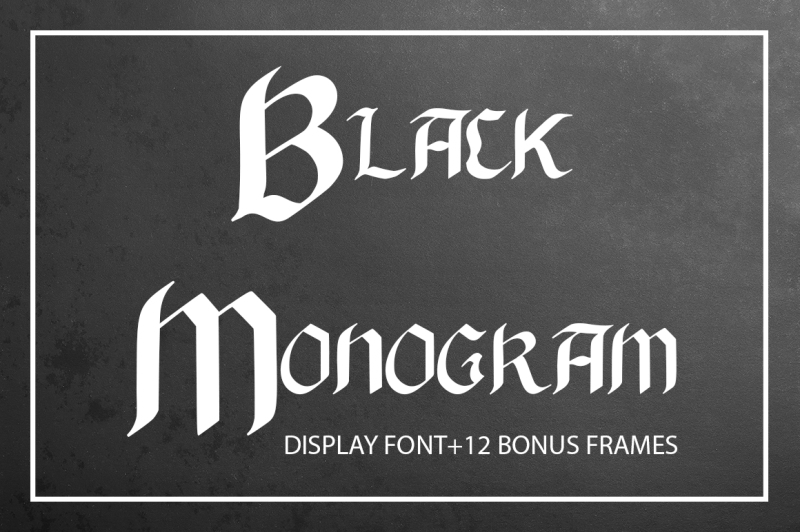 black-monogram-creator-with-frames