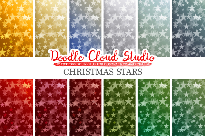 christmas-stars-bokeh-digital-paper-winter-holiday-bokeh-overlay