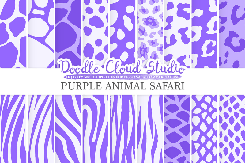 purple-animal-safari-digital-paper-fur-patterns